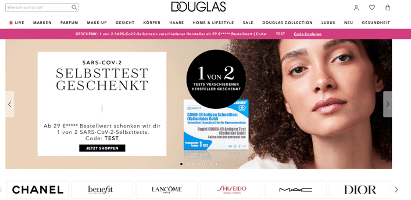 Shopping-Livestream Beispiel Douglas